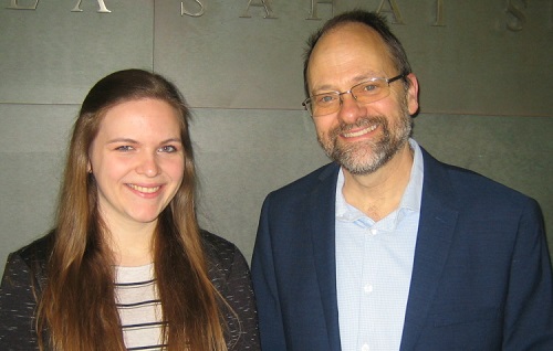 Hannah Seberg and mentor Robert Cornell, PhD