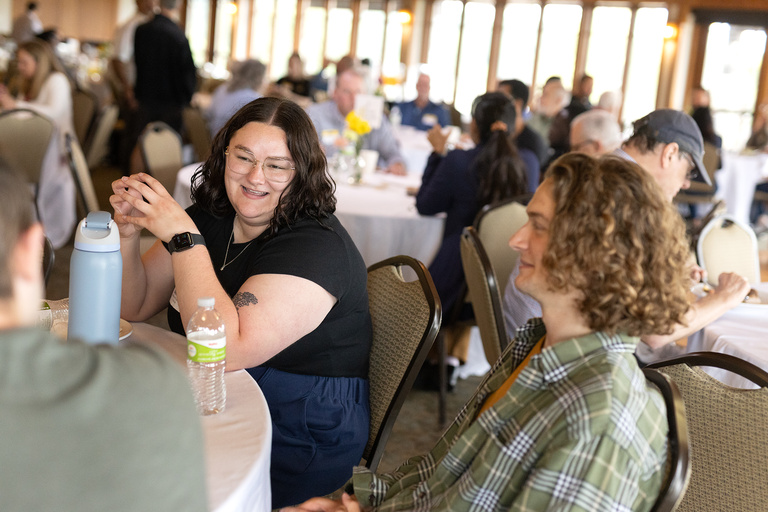 Students at the retreat