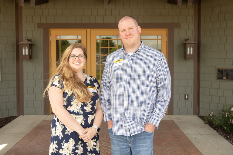 Photo of Matt Strub and Alyssa Wetzel.