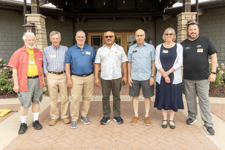 Group photo of former directors who spoke on the Program Reflections Panel