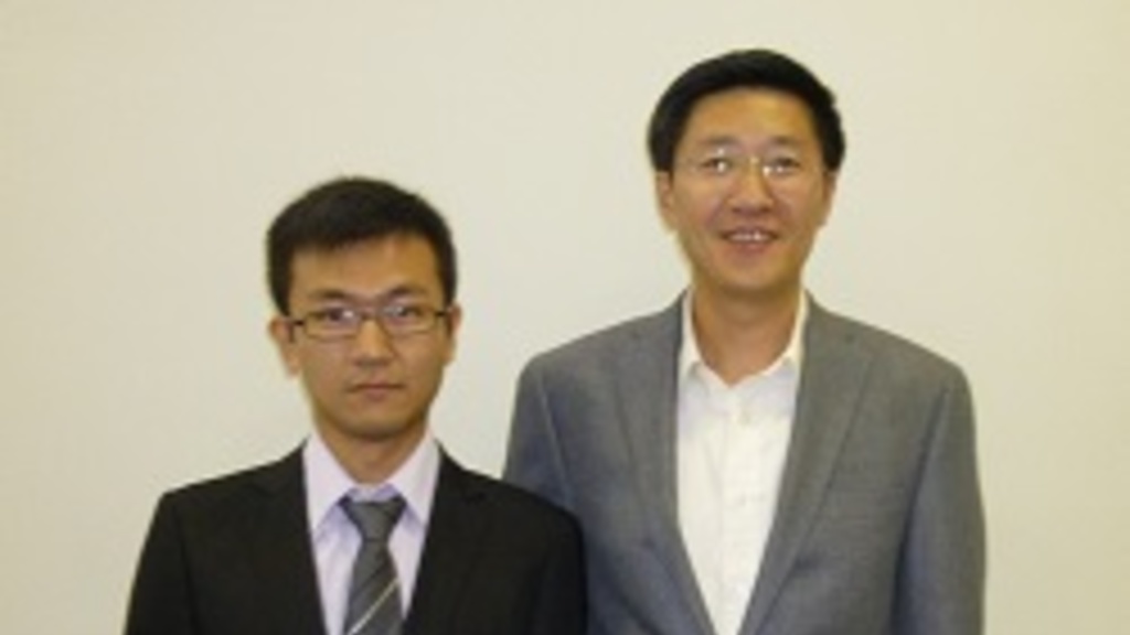 Changya Chen and mentor Kai Tan, PhD